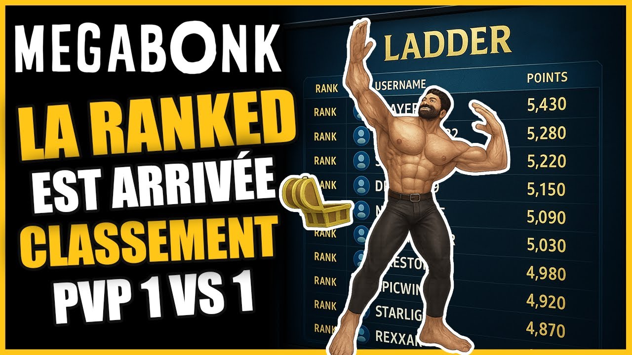 LA RANKED EST ARRIVÉE !! (1 VS 1 PVP) sur MEGABONK FR