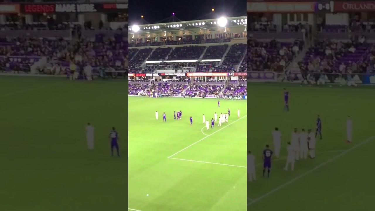 Orlando City PA savagely introduces former Lion Justin Meram ( credit: @Orlando_CityUK )