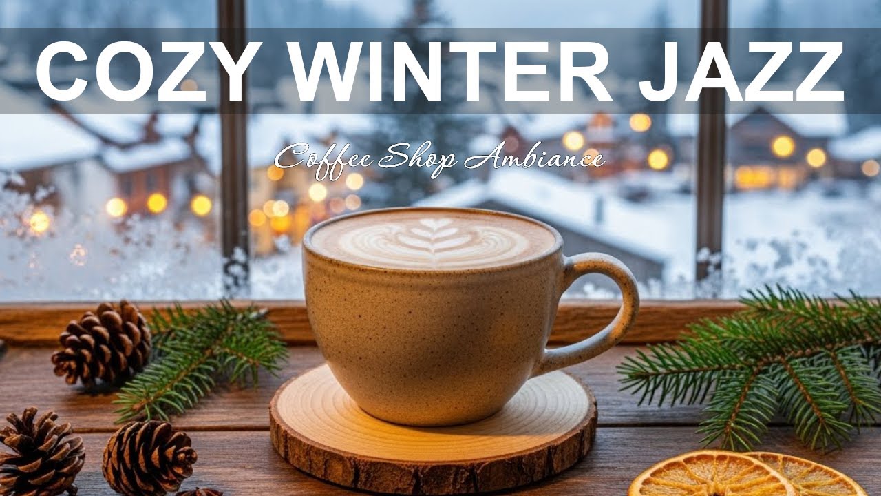 Cozy Winter Jazz ☕ Happy Coffee Jazz Music & Smooth Bossa Nova Piano for Good Moods
