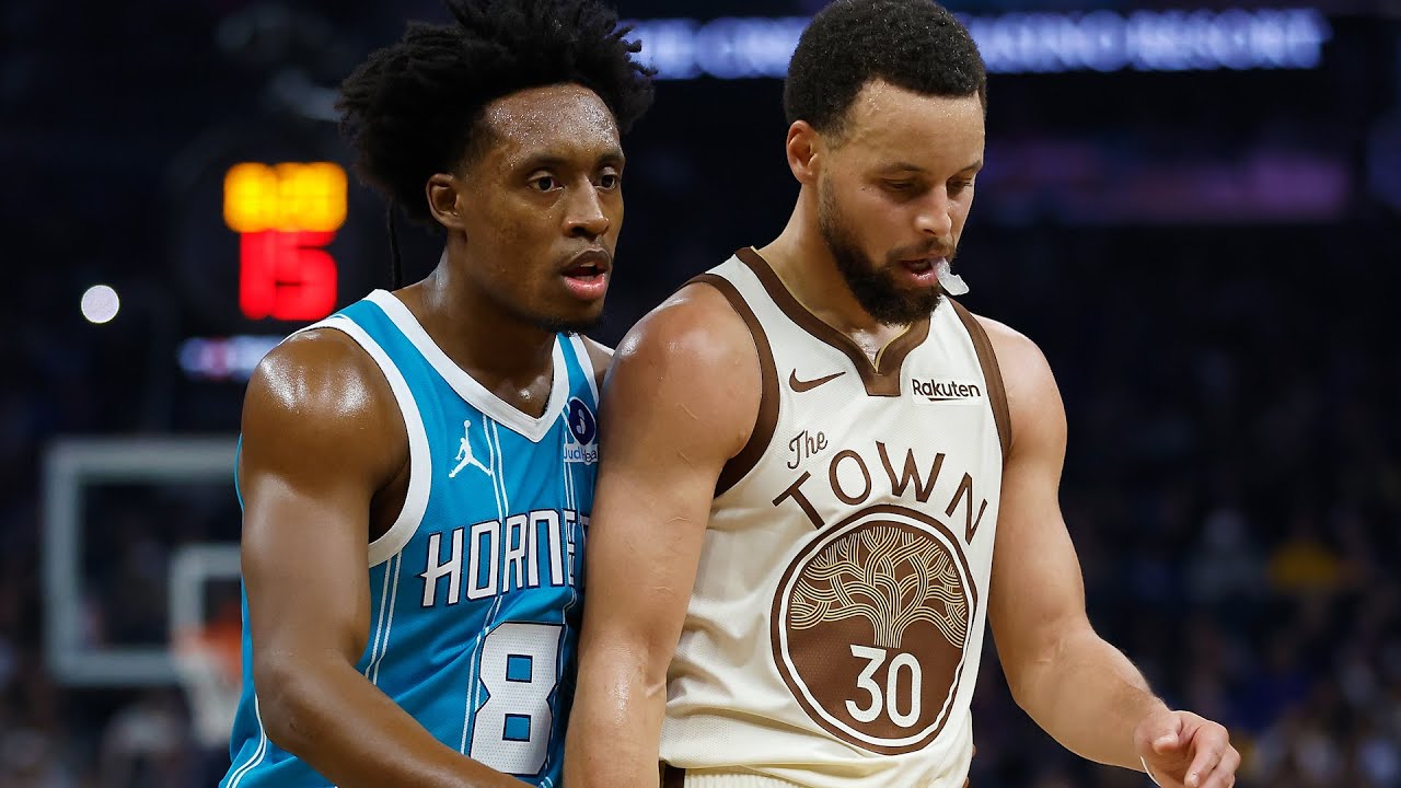 스테픈 커리 수비? 운동 많이 된다 | NBA 골든스테이트 VS 샬럿