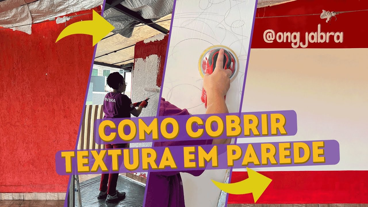 COMO COBRIR UMA PAREDE COM TEXTURA