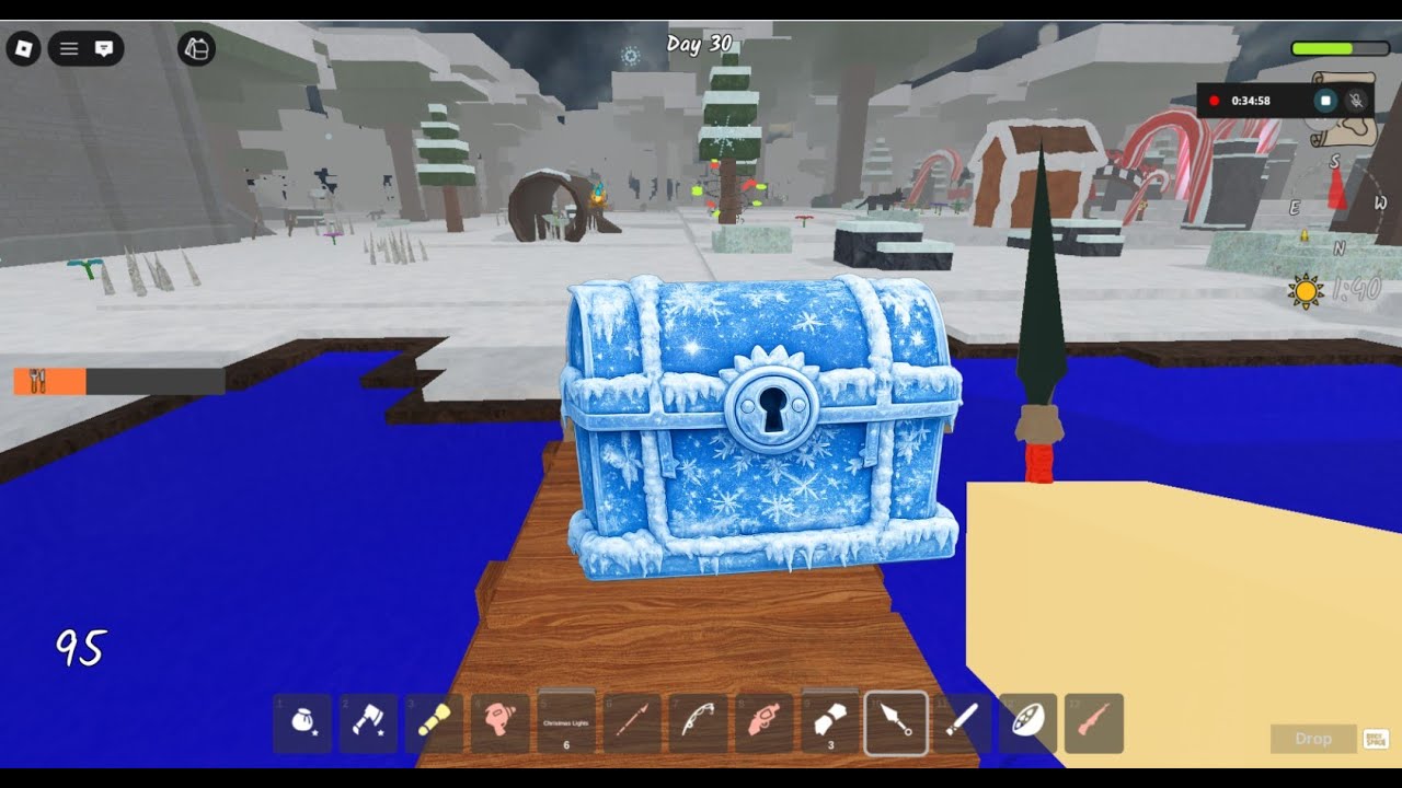 I Discovered a NEW Winter Chest in 99 Nights in the Forest!