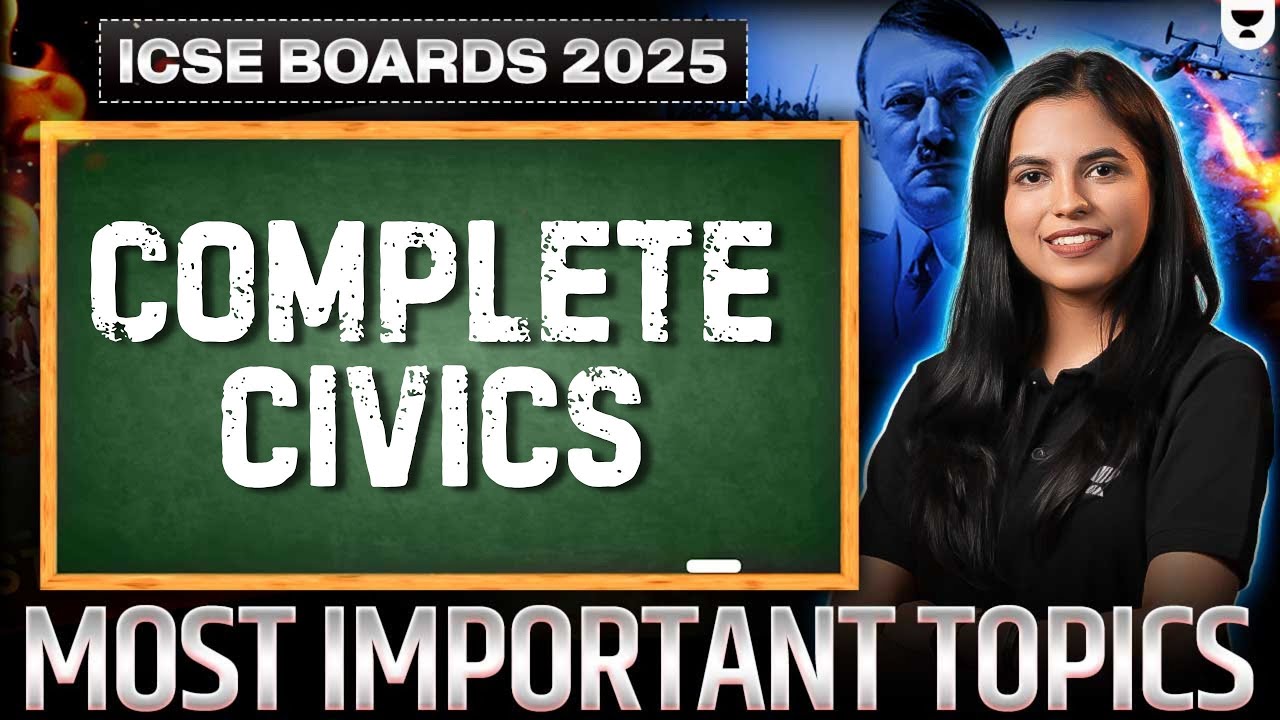 Most EXPECTED Questions of CIVICS | Class 10 ICSE Board | Preksha Jain