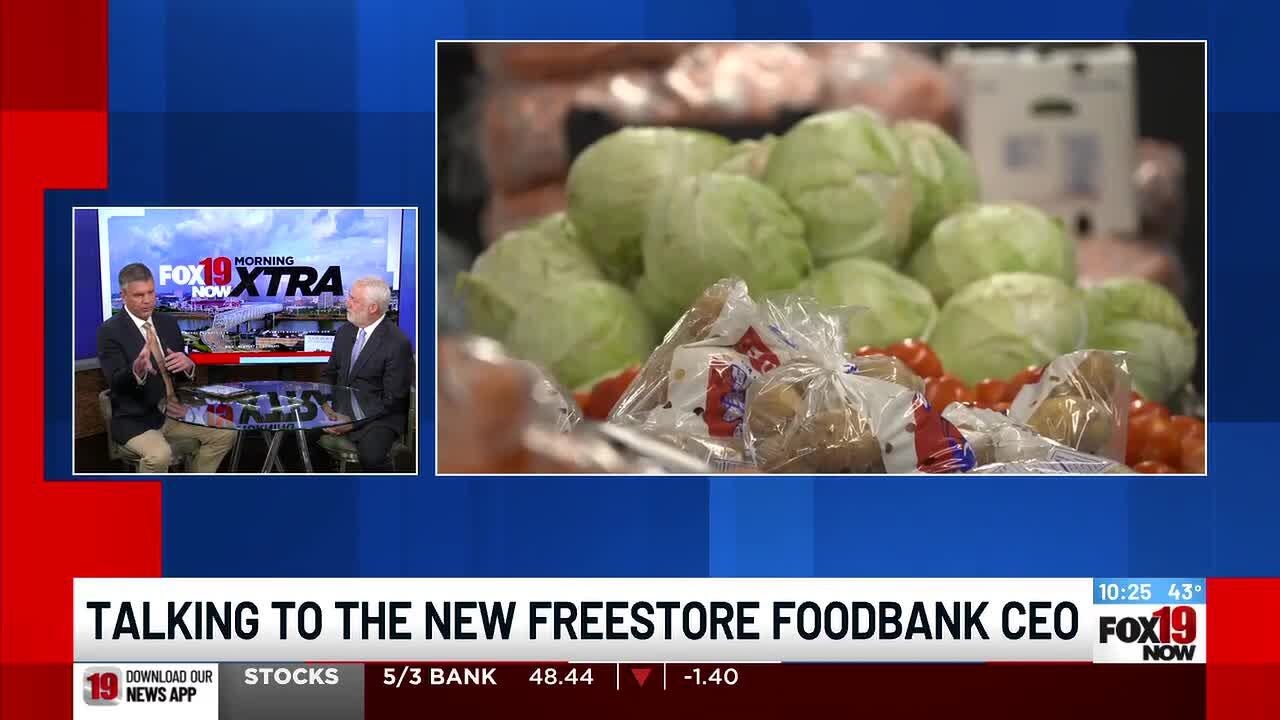 Sitting down with new Frestore Foodbank CEO