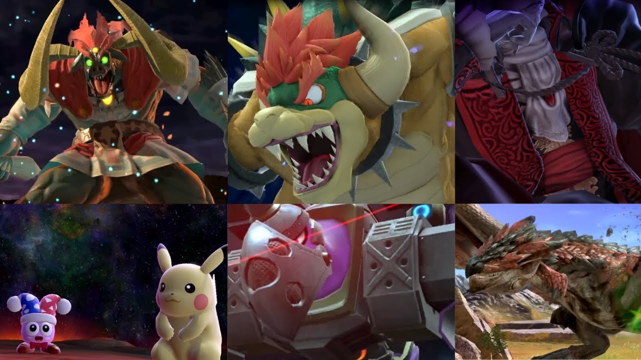 Super Smash Bros. Ultimate - All Boss Battles