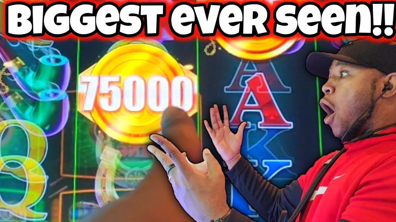The Biggest Coin We've Ever Seen On This Slot Machine!!