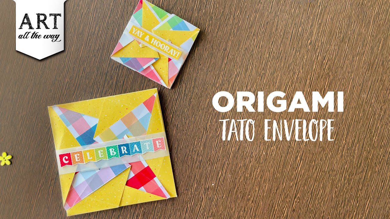 Origami Tato Envelope | DIY Envelope | Creative Envelopes | Handmade Envelope | @VENTUNOART