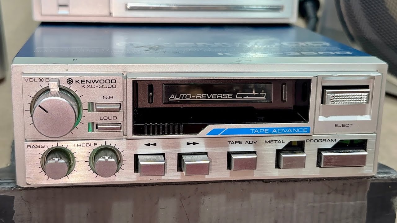 1982 KENWOOD KXC-3500 KAC-5200 AMPLIFIER CASSETTE CAR STEREO Maintenance Repair Restoration