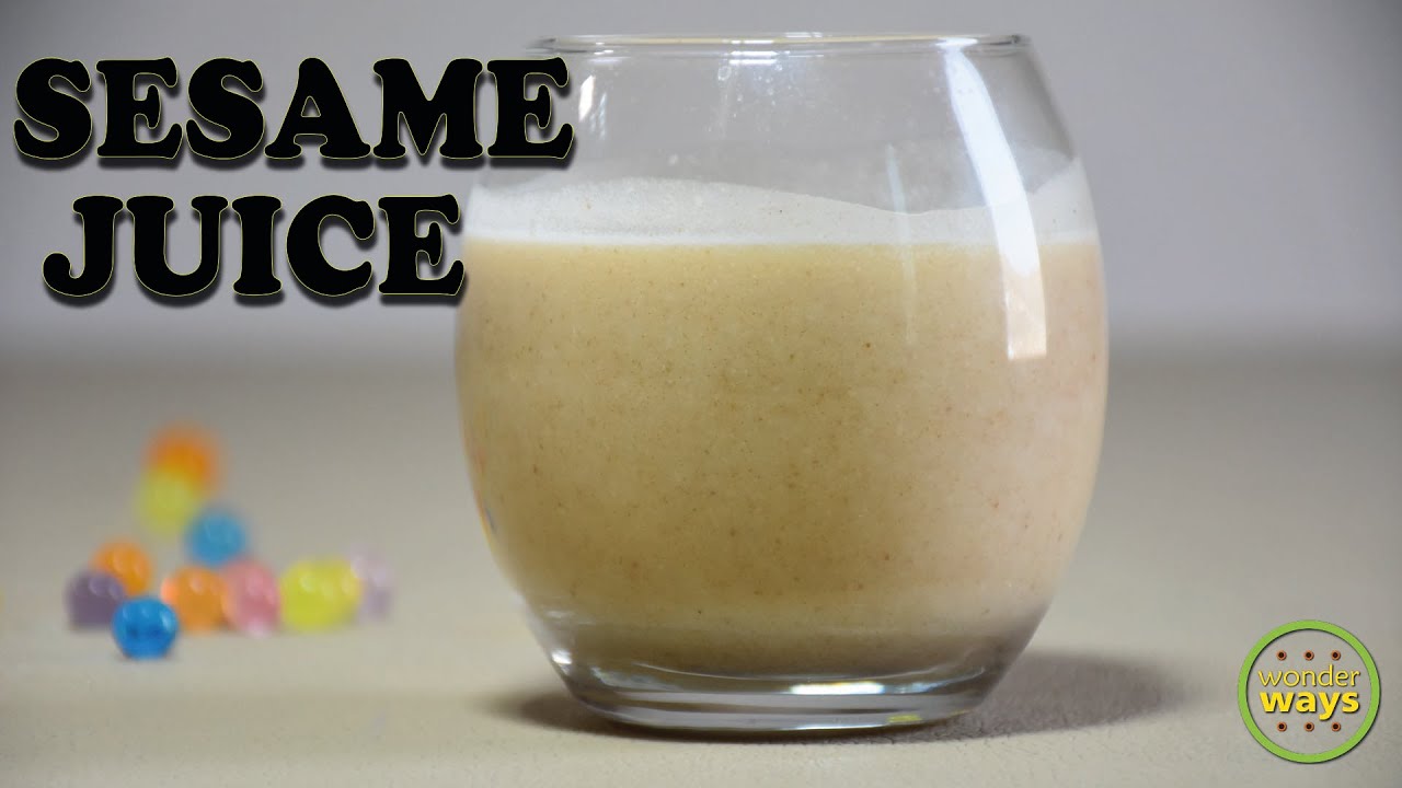 SESAME JUICE - no added sugar | Healthy summer drink | Til juice | Refreshing summer juice
