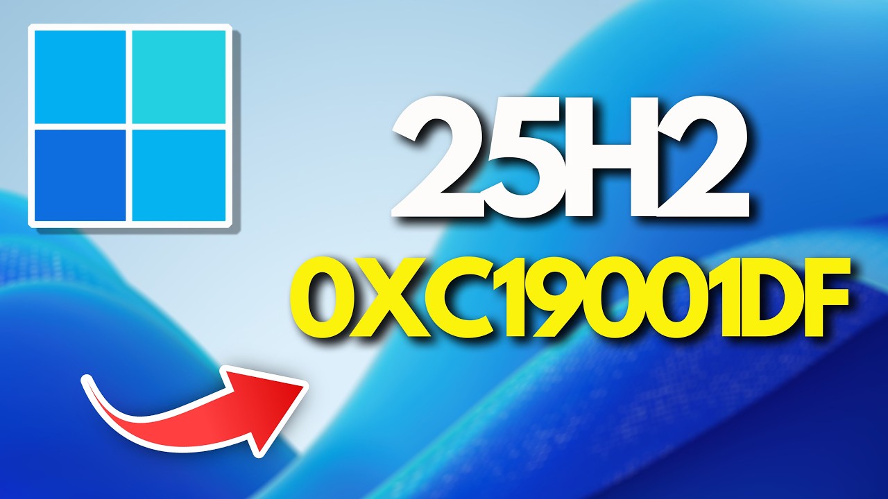 Исправление ошибки установки версии 25H2 с кодом 0xc19001df в Windows 11.