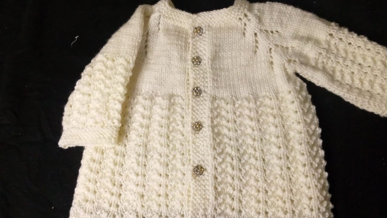 New Born Baby Sweater |Part 1| #knitting #babysweaterdesign