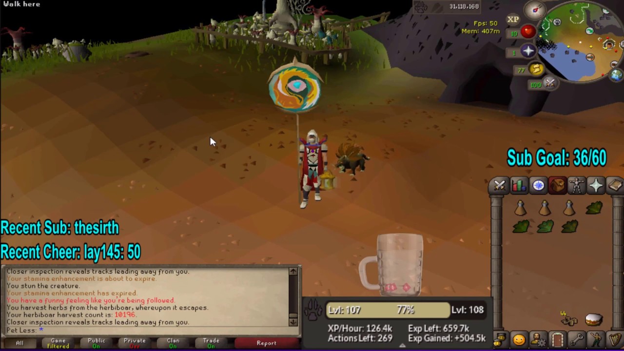 HERBIBOAR PET AFTER OVER 10K KC DRY!!! ( LVL 3 SKILLER)