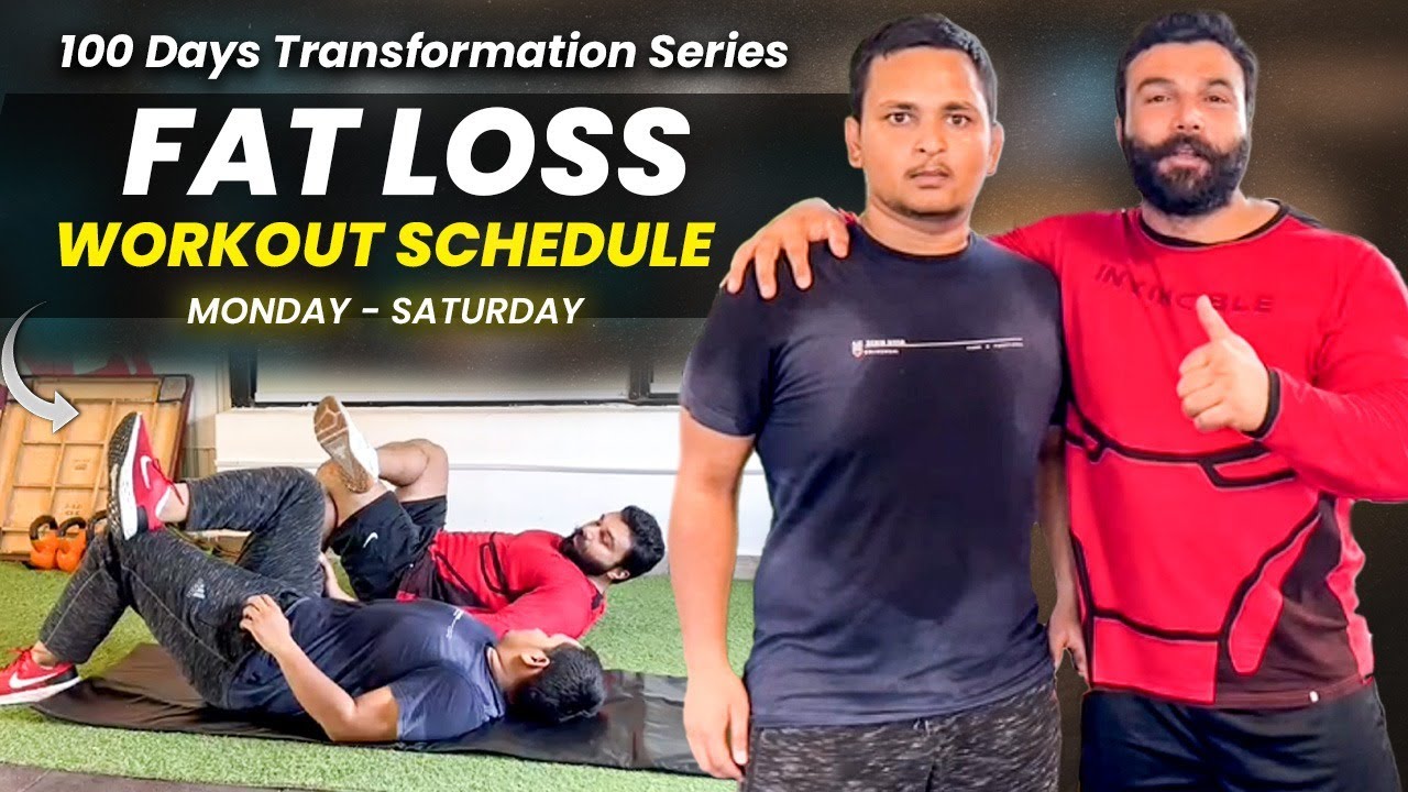 Full Week Gym Workout Plan|| Fat loss|| Panghal Fitness|| 100 Days Transformation Challenge