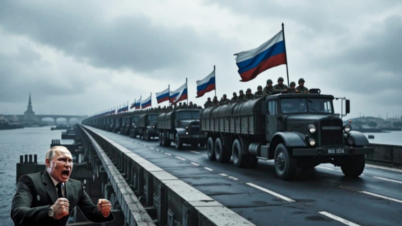 Шокирующий мир! Северокорейский конвой с боеприпасами был уничтожен американцами на мосту.