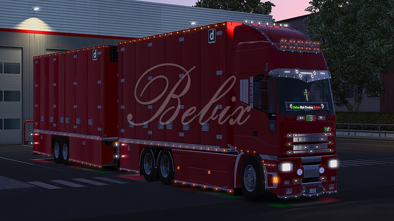 Mega Mod Iveco EuroStar Biga By Bebix  Euro Truck Simulator 2