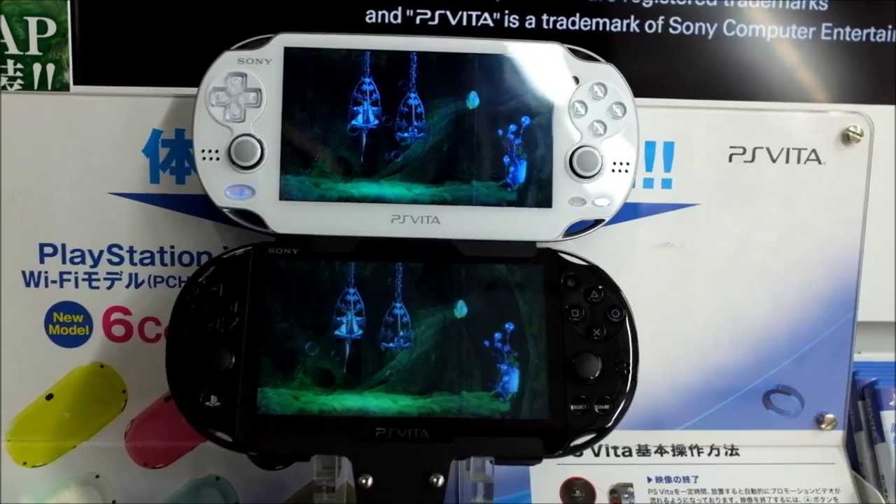 Screen Comparison: New PS Vita (LCD) vs PS Vita (OLED)