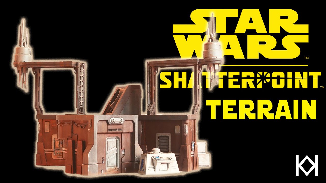 Building and Painting Start Wars Shatterpoint Terrain