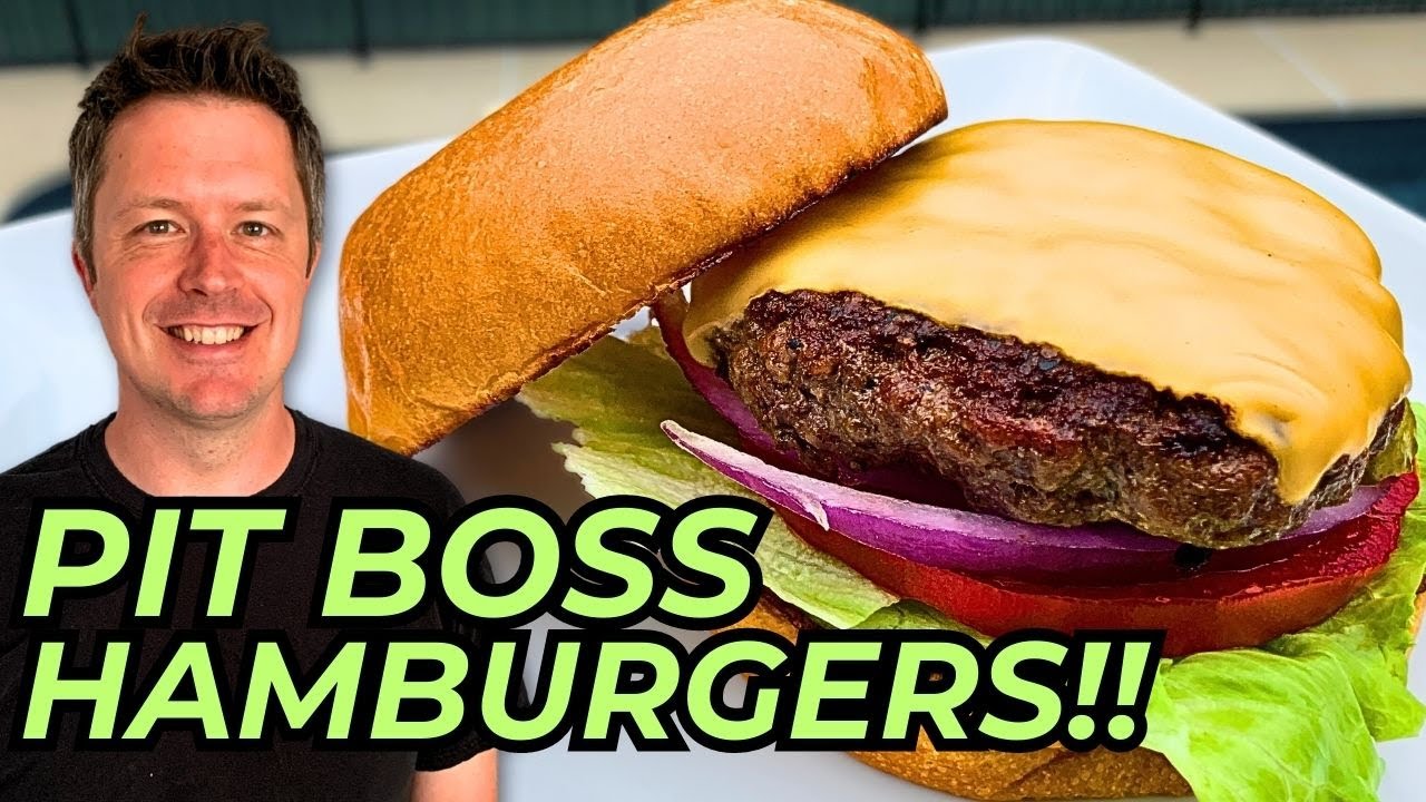 Perfectly Grilled HAMBURGERS on a PIT BOSS | Pellet Grill Burgers