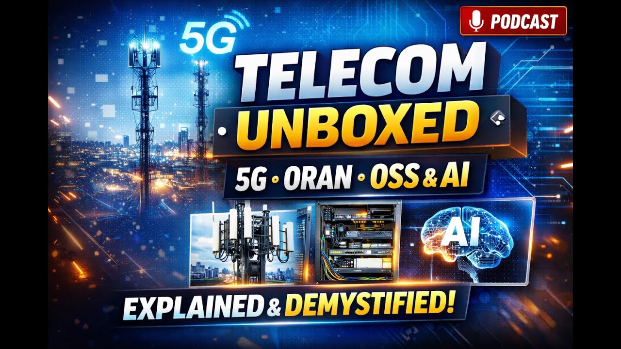 5G, Open RAN, OSS & AI Demystified | New Telecom Podcast Series | Telecom Unboxed