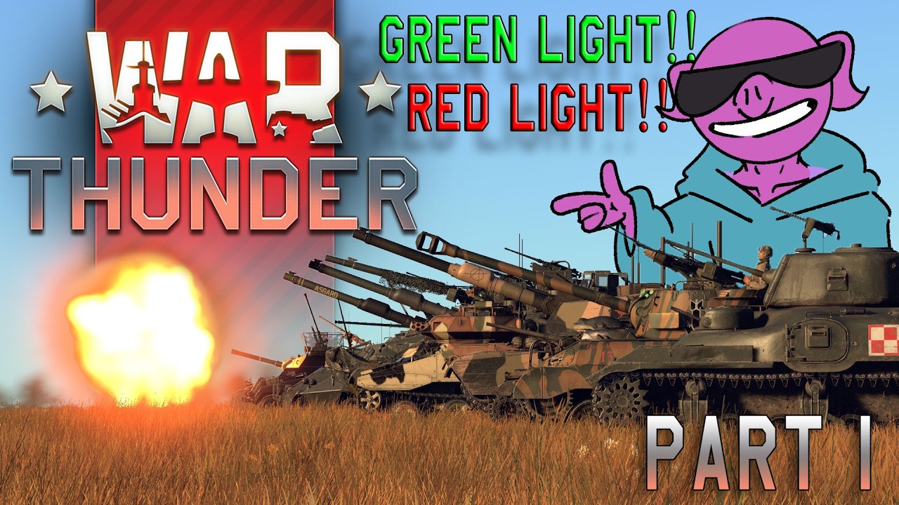 Viewers Compete for 2500GE in a War Thunder Gameshow! (Red Light, Green Light + Simon Says) PART 1