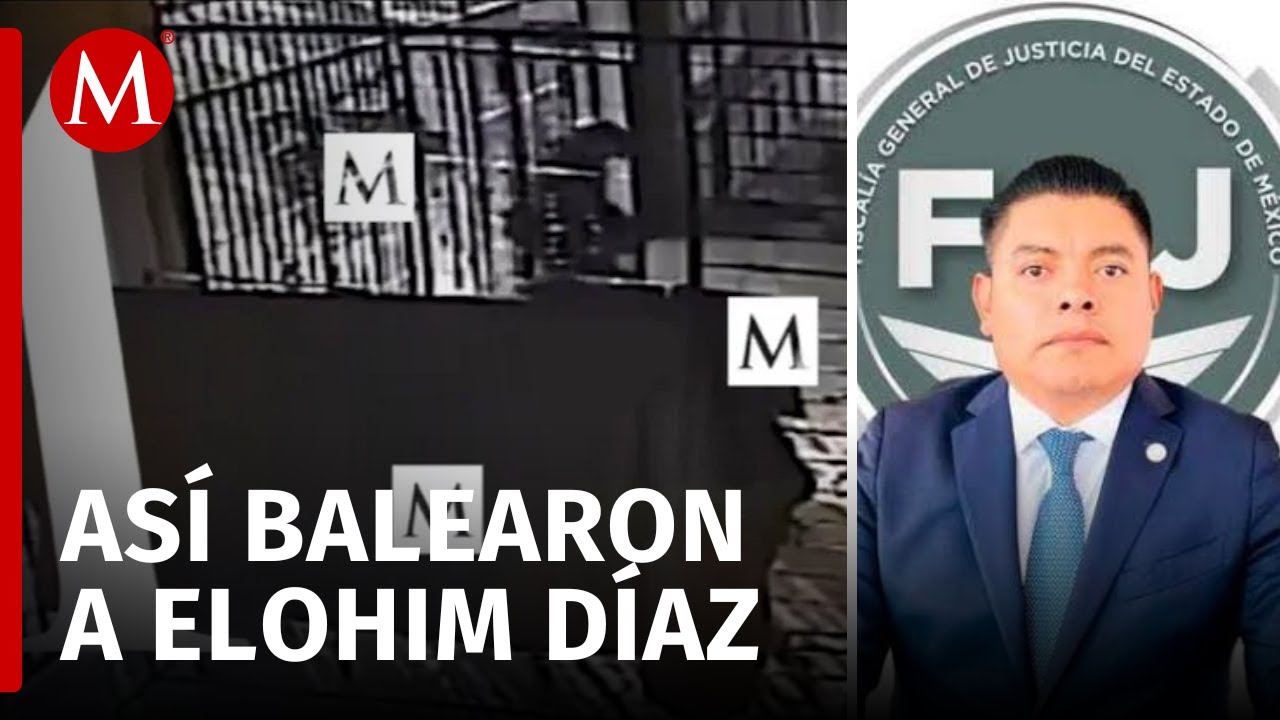 Revelan video de pistoleros que asesinaron a exfiscal en Metepec, Edomex