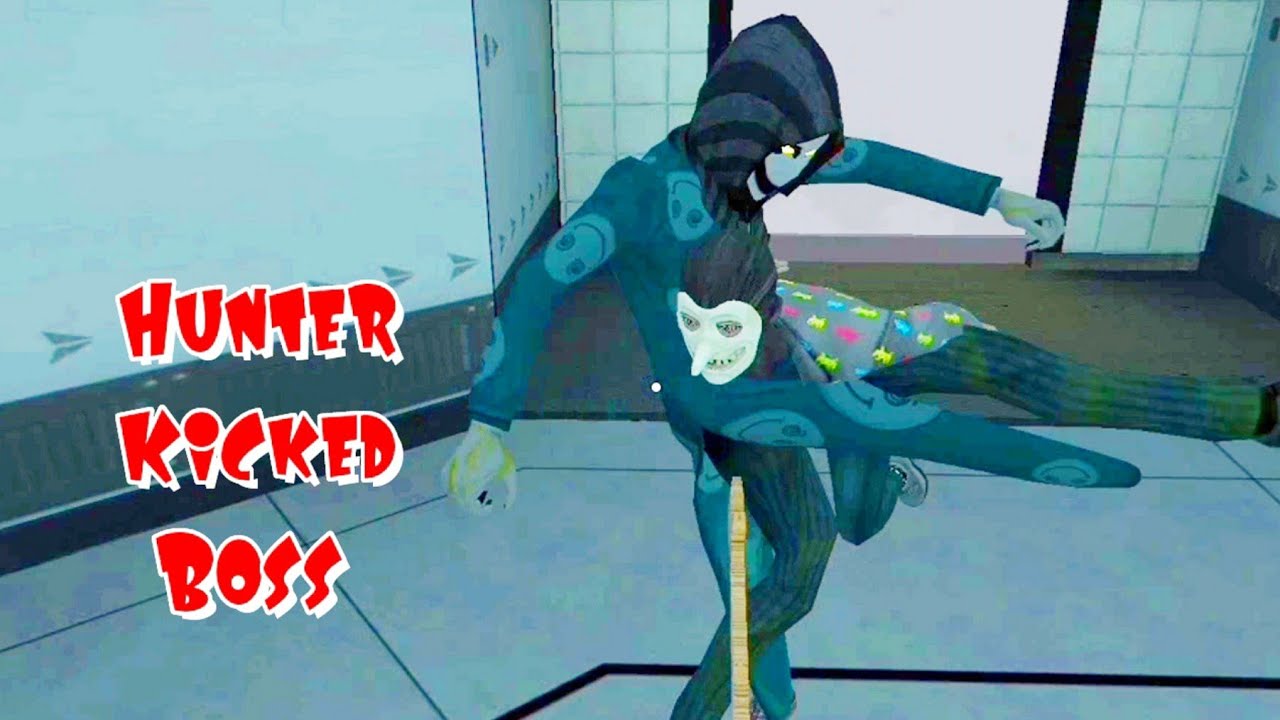 Hunter Kicked Boss With Leg In Smiling X Corp 2