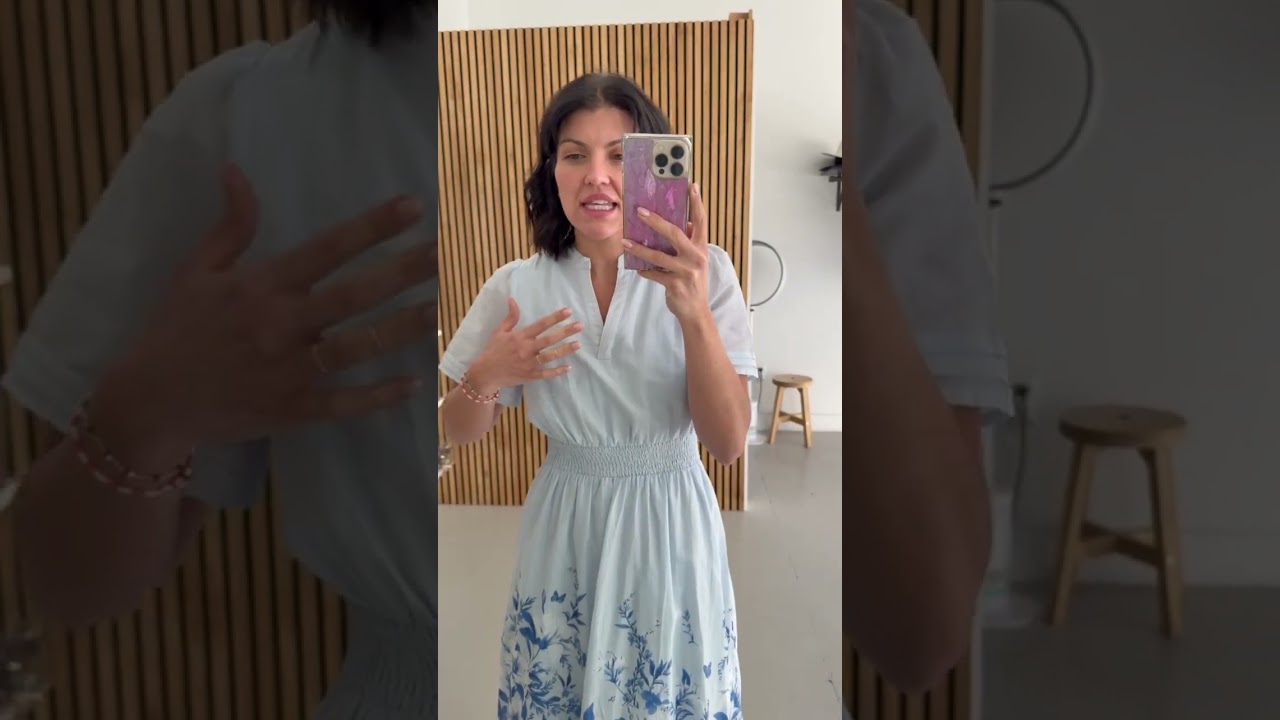 The Fernie Poplin Maxi Dress in Light Blue