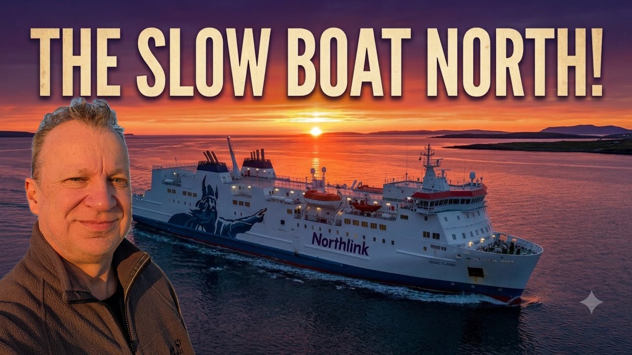 Moja EPICKA 14-godzinna nocna podr&oacute;ż z Aberdeen do Lerwick promem Northlink