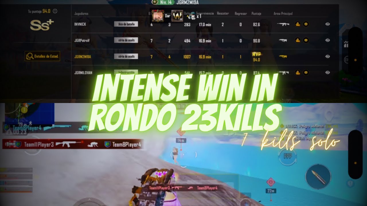 INTENSE WIN IN RONDO 23 KILLS | #pubgmobile #pubgmnextstarprogram #pubgmobilec9s26