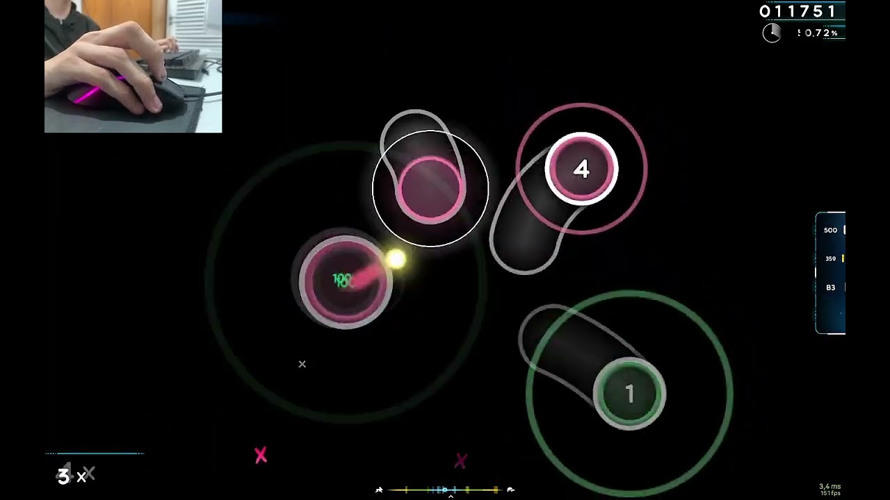 Gameplay cabulosa do osu (firewall)