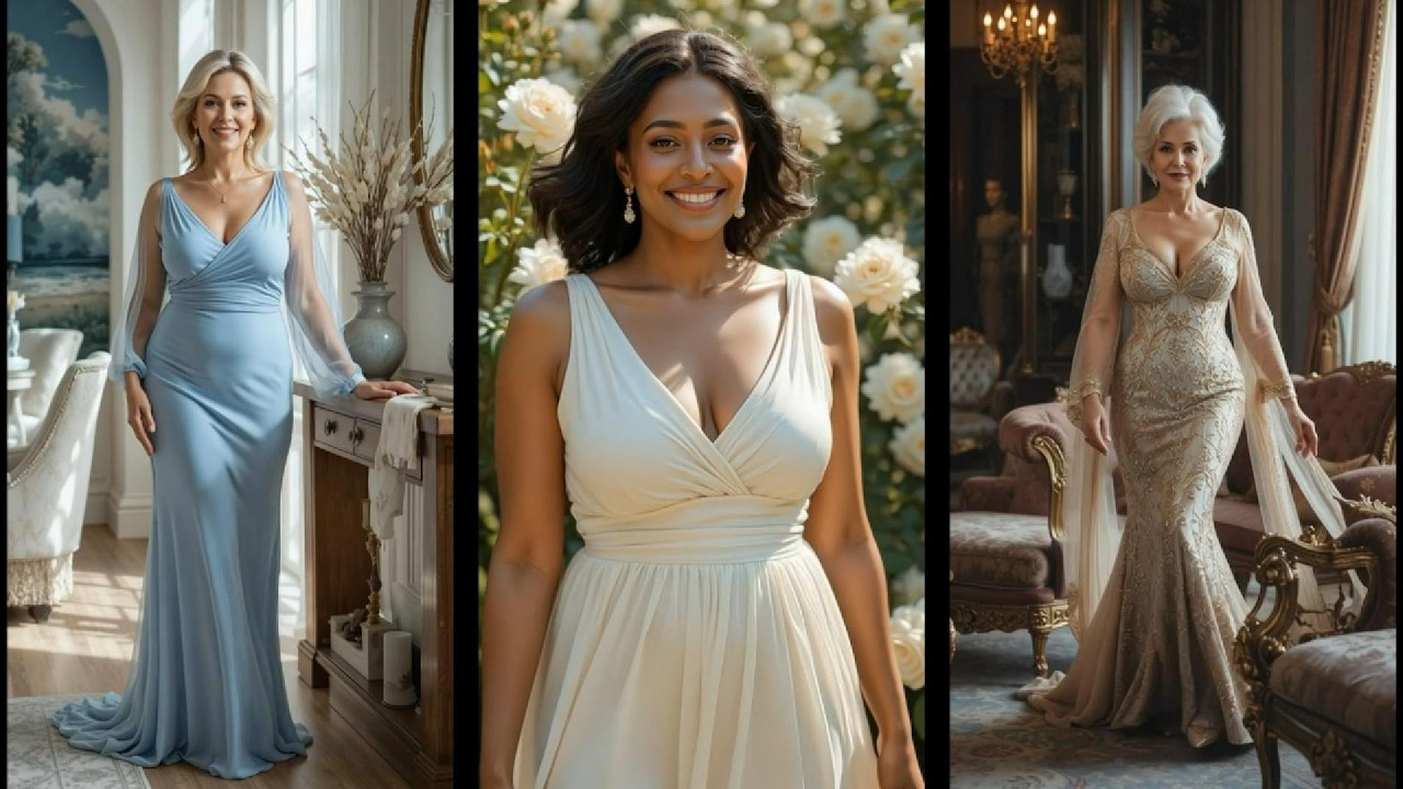 Second Wedding Dress for Women Over 40 | Real Body, Elegant Style