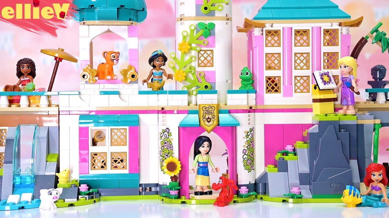 Everybody living together in perfect princess harmony 🌸👑 Disney Princess Castle & Royal Pets build