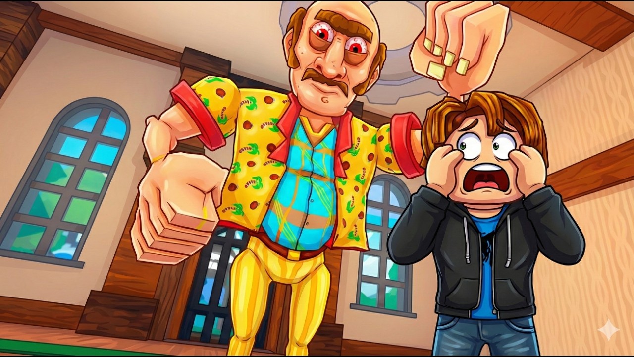 ESCAPE EVIL STEPDAD! (Obby)