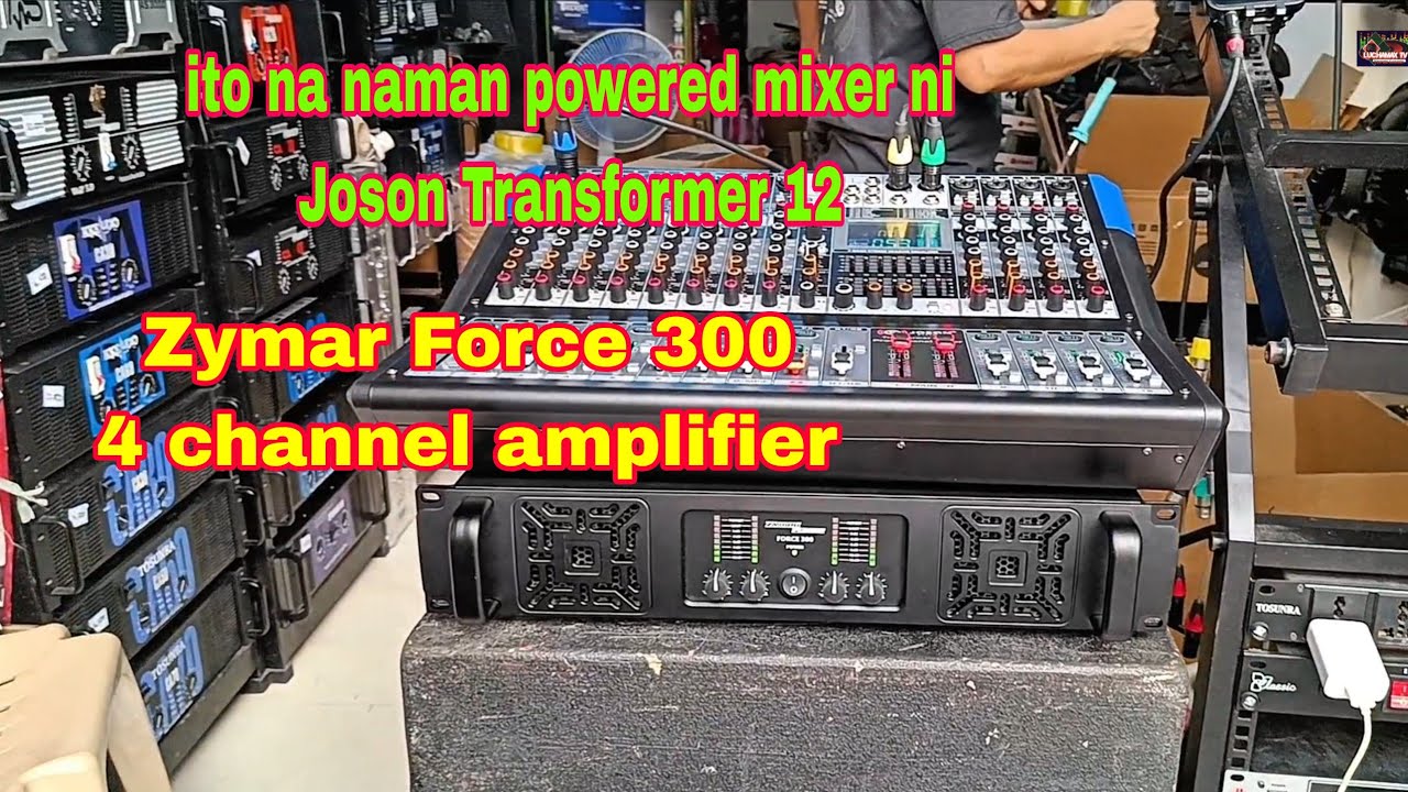 3rd times ko na binili itong Joson Transformer 12 powered mixer,maganda daw talaga spec's nito