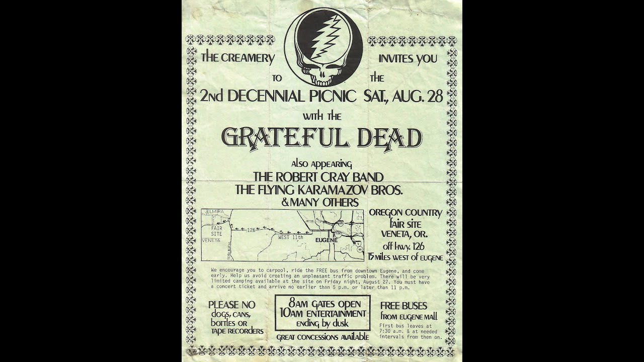 Grateful Dead - 8/28/82 - Oregon Country Fair Site - Veneta, OR - sbd
