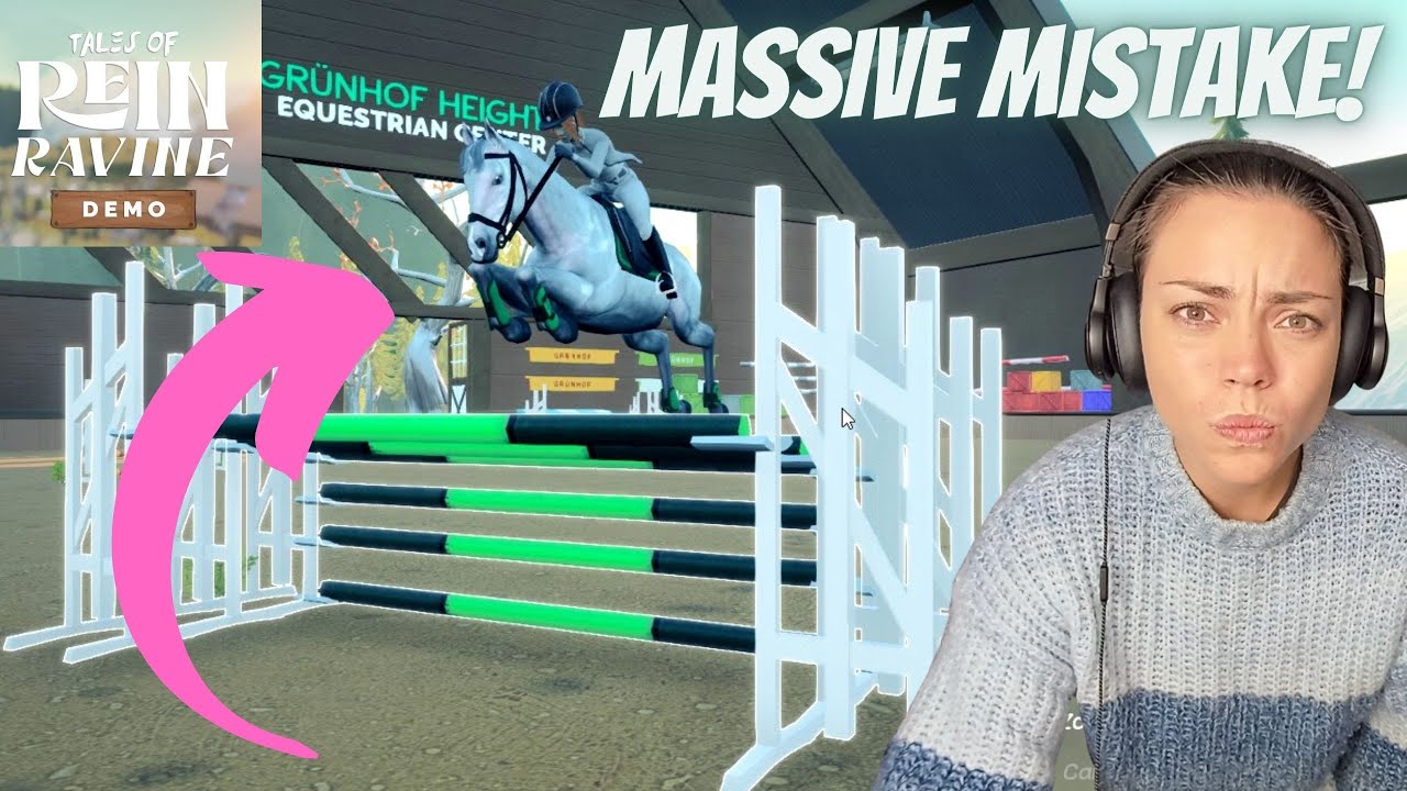 Is this the hardest horse game out there?! *Realistic Jumping* Tales of Rein Ravine