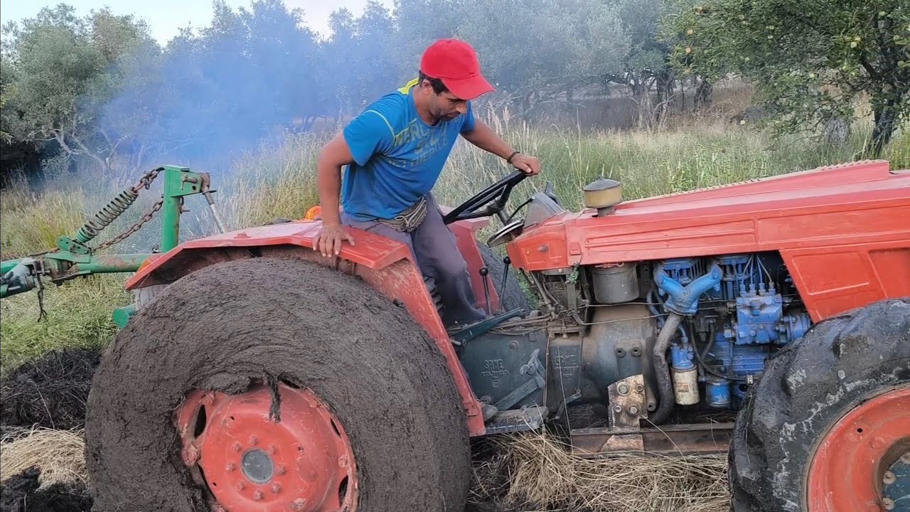 Nos hundimos con el tractor Same y terminamos las alpacas