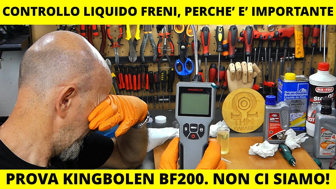 CONTROLLO LIQUIDO FRENI. PERCHE' E' IMPORTANTE? RECENSIONE TESTER LIQUIDO FRENI KINGBOLEN BF200