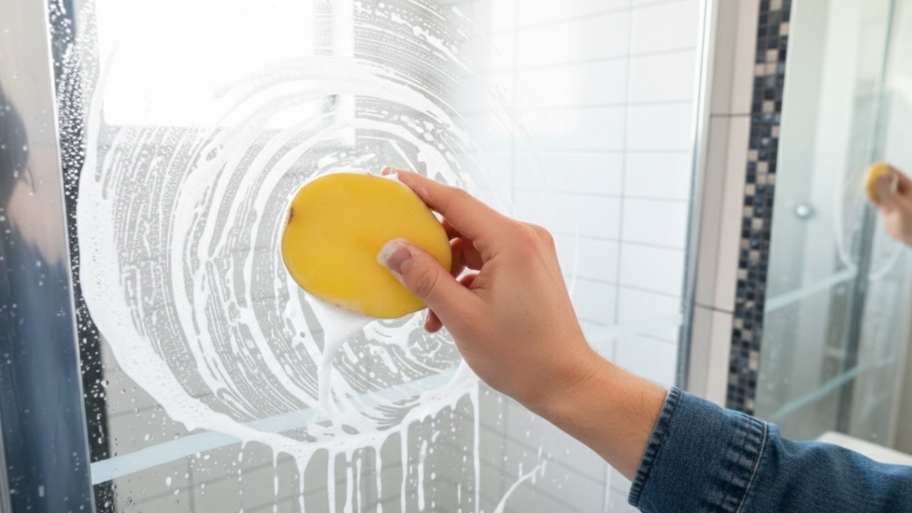 Le secret de l'amidon pour une douche TOUJOURS propre sans calcaire ✨