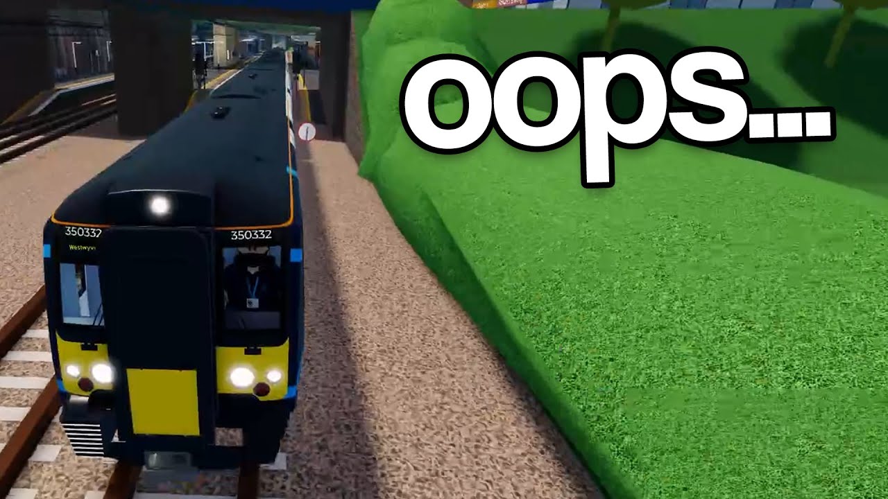 i may have skipped the station... (R038 - Class 350 - Roblox SCR)