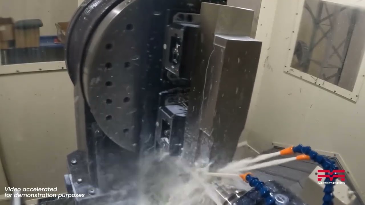 5-axis Aerospace Machining with YASDA YBM 7Ti #cncmachine #5axiscnc #aerospace #cnc