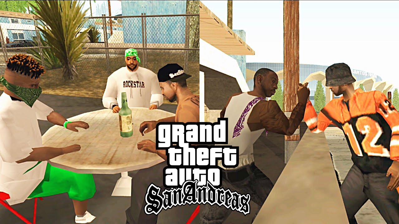 What NPCs Are Doing in Between Missions | GTA San Andreas (Los Santos)