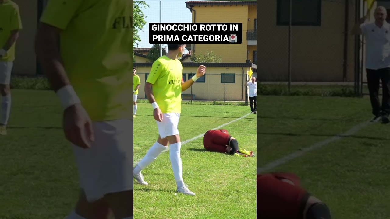Ginocchio rotto🏥 #shorts