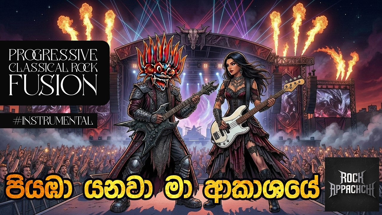 Piyamba Yanawa Ma Akashaye (පියඹා යනවා මා) - Progressive Classical Rock Fusion - @RockAppachchi