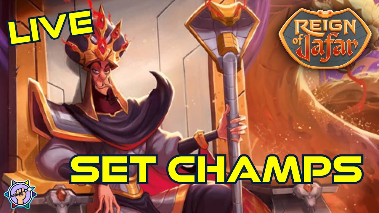 Lorcana: Reign of Jafar Set Champs Live Stream