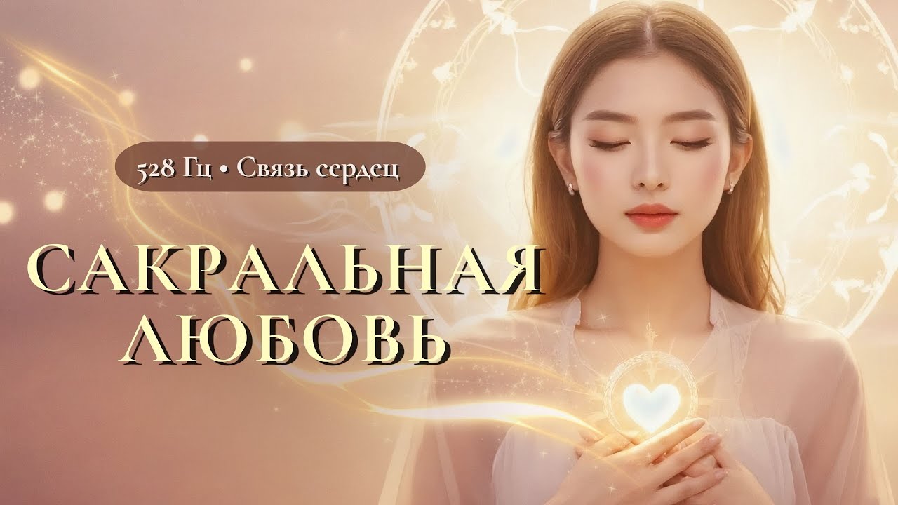 Сакральная Любовь ✨ | 528 Гц Инструментальная исцеляющая музыка для сердца