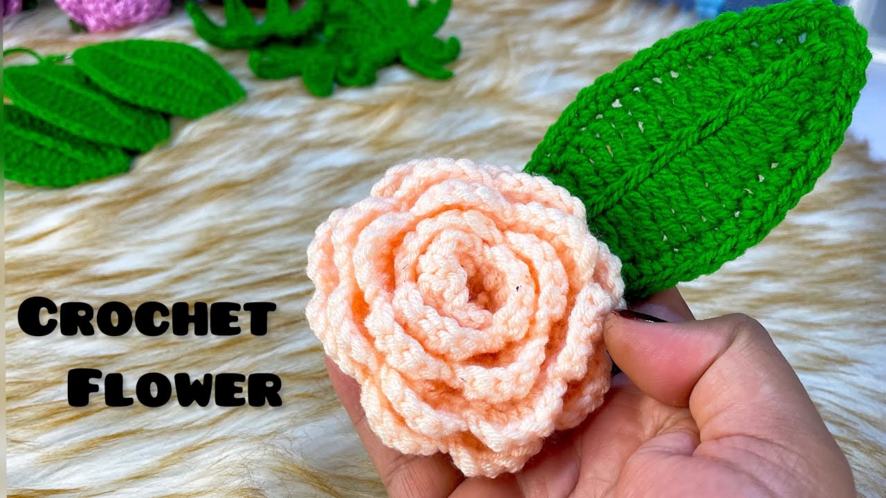 This Crochet Flower Is So Easy, Anyone Can Make It 🌸|Beginner Crochet Flower|Quick, Easy & Beautiful