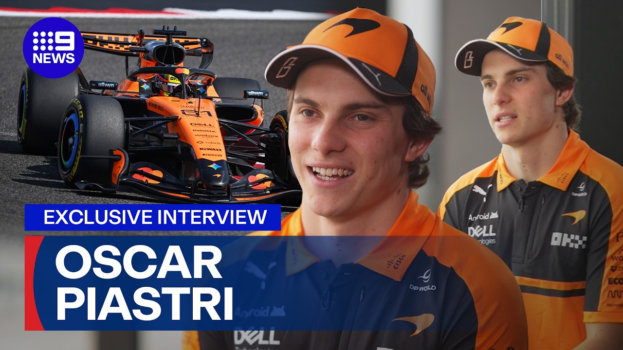 INTERVIEW: Oscar Piastri not fazed by pressure ahead of home Grand Prix | 9 News Australia