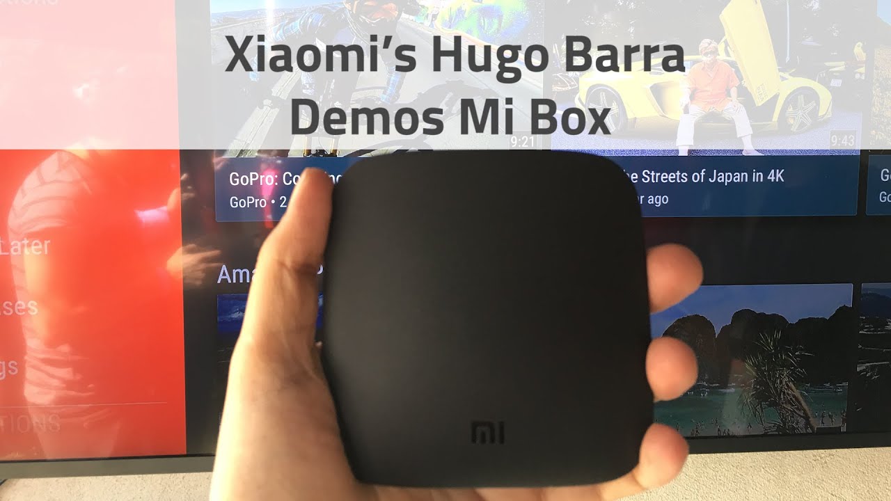 Xiaomi’s Hugo Barra Demos Mi Box