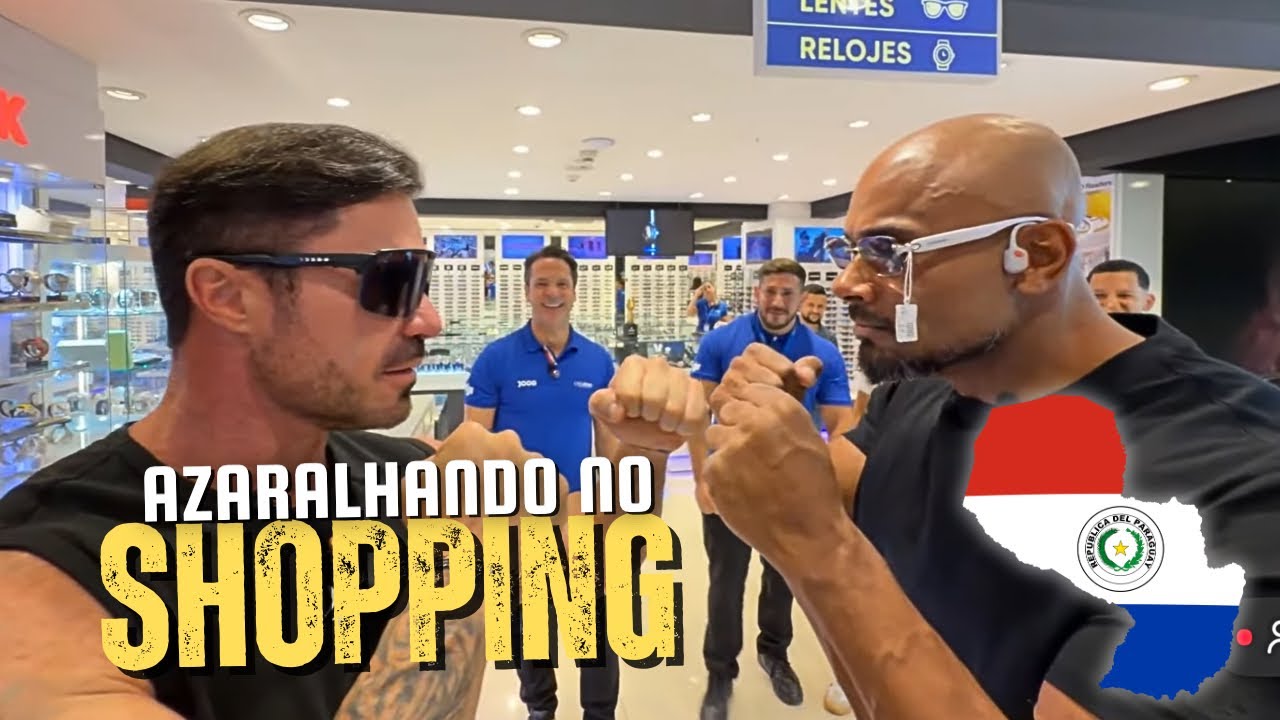 CARIANI E BALESTRIN AZARALHANDO NO SHOPPING DE PARAGUAY... ELES ENCONTRARAM UM “NATURAL”...